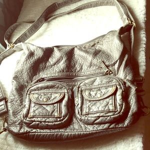 Ampere Creations silver handbag